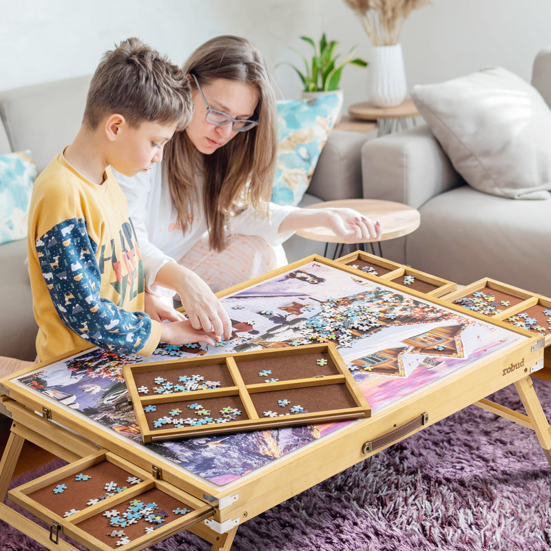 Wooden fashion puzzle boards